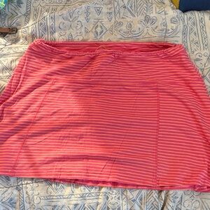 Toad&Co Pink Striped Mini Skirt